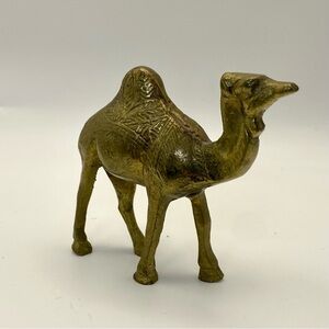 Vintage MCM brass dromedary camel figure